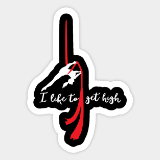 I like to get high Sticker